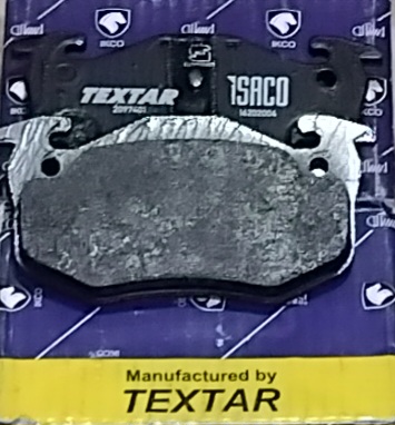 لنت ترمزچرخ عقب-دست 4عددی(طرح پژو) پژو207 رانا دانگ فنگ H30 S30 206 تکستار (فنی 1620200425 ) ایساکو